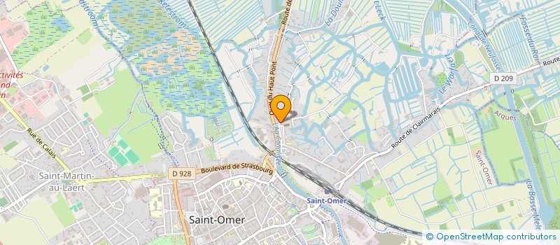 localisation de l'entreprise SCI LE CABARET  SAINT-OMER