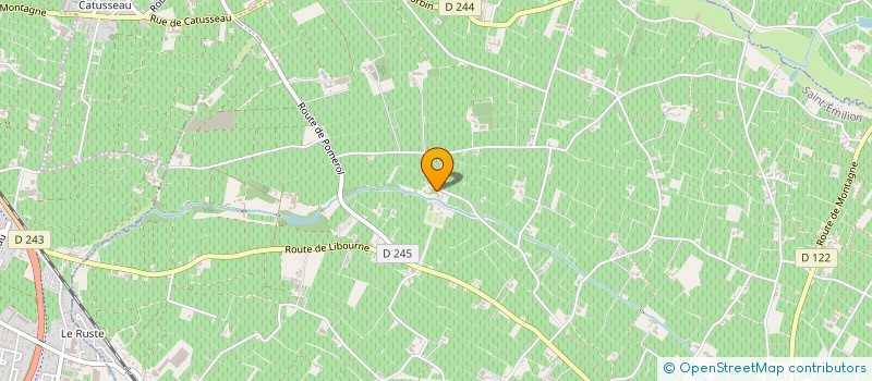 localisation de l'entreprise SCI LE CABERNET  SAINT-EMILION