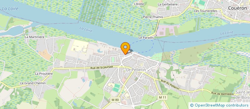 localisation de l'entreprise SCI LE CABESTAN  LE PELLERIN