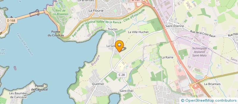 localisation de l'entreprise SCI LE CABESTAN  SAINT-MALO