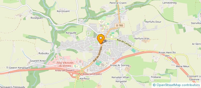 localisation de l'entreprise SCI LE CABINET DES BRUYERES  PLEYBEN