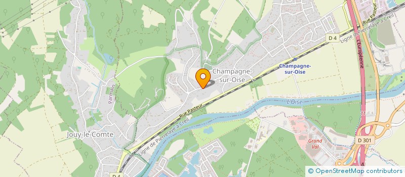 localisation de l'entreprise SCI LE CABOUILLET  CHAMPAGNE-SUR-OISE