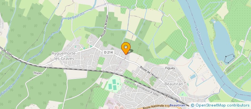 localisation de l'entreprise SCI LE CABRI  BORDEAUX