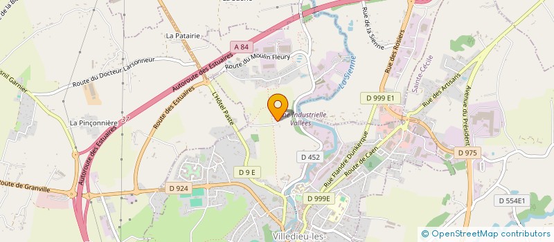 localisation de l'entreprise SCI LE CACQUEVEL  VILLEDIEU-LES-POELES-ROUFFIGNY