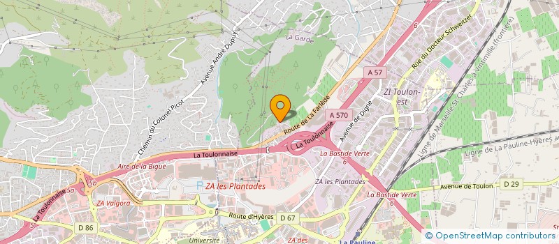 localisation de l'entreprise SCI LE CADET  LA GARDE