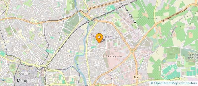 localisation de l'entreprise SCI LE CADRAN SOLAIRE à MONTPELLIER