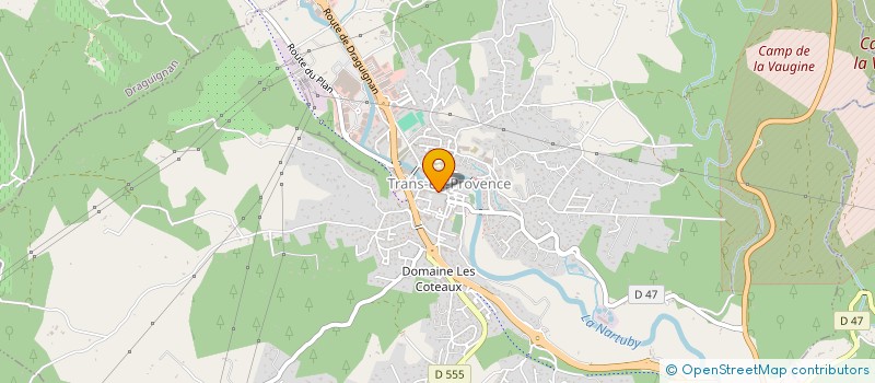 localisation de l'entreprise SCI LE CADUCEE à TRANS-EN-PROVENCE