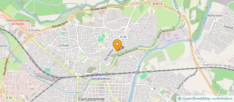 localisation de l'entreprise SCI LE CADUCEE à CARCASSONNE
