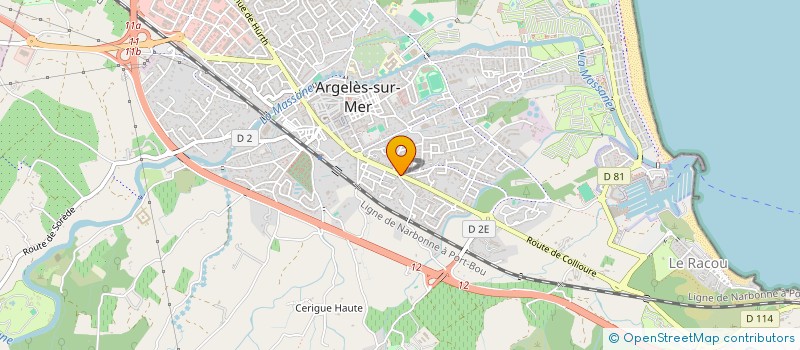 localisation de l'entreprise SCI LE CADUCEE  ARGELES-SUR-MER