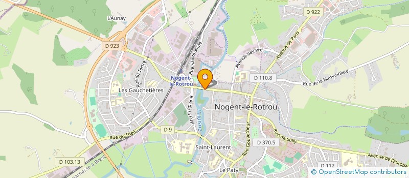localisation de l'entreprise SCI LE CADUCEE à NOGENT-LE-ROTROU