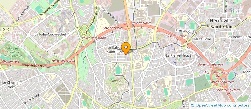 localisation de l'entreprise SCI LE CADUCEE à CAEN