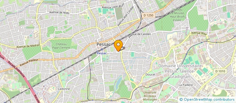 localisation de l'entreprise SCI LE CADUCEE  PESSAC