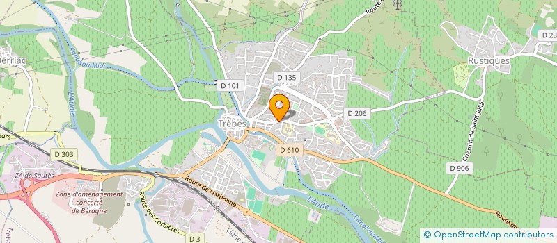 localisation de l'entreprise SCI LE CADUCEE  TREBES