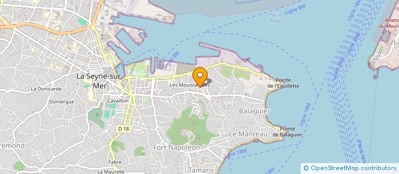localisation de l'entreprise SCI LE CADUCEE DE TAMARIS à LA SEYNE-SUR-MER