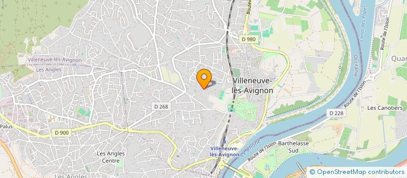 localisation de l'entreprise SCI LE CAFEIER  VILLENEUVE-LES-AVIGNON