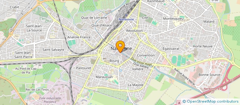 localisation de l'entreprise SCI LE CAGNARD DE BOURG  NARBONNE