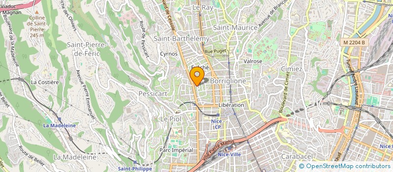 localisation de l'entreprise SCI LE CAIRN à NICE