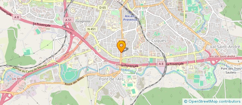 localisation de l'entreprise SCI LE CALAMONDIN  AVIGNON