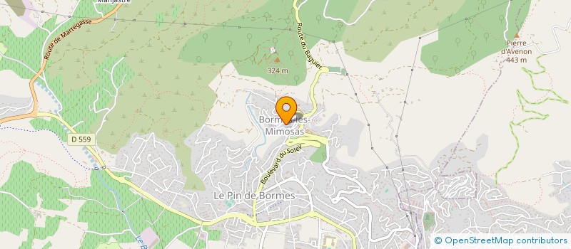 localisation de l'entreprise SCI LE CALEN à BORMES-LES-MIMOSAS
