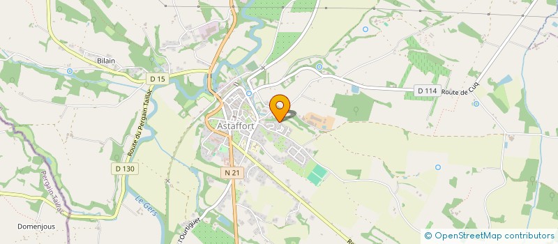 localisation de l'entreprise SCI LE CALHAVA  ASTAFFORT