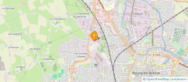 localisation de l'entreprise SCI LE CALIDON à SAINT-DENIS-LES-BOURG