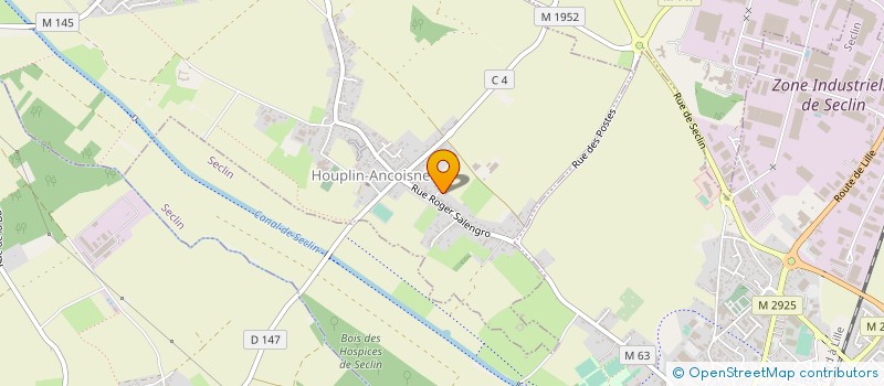 localisation de l'entreprise SCI LE CALME  HOUPLIN-ANCOISNE