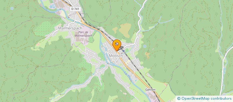 localisation de l'entreprise SCI LE CALUMET  MOOSCH