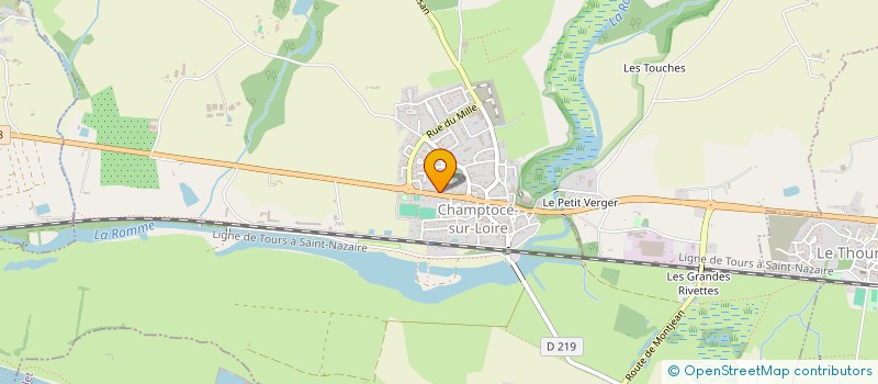 localisation de l'entreprise SCI LE CALVAIRE  CHAMPTOCE-SUR-LOIRE