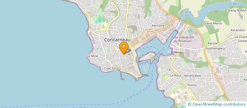 localisation de l'entreprise SCI LE CALVEZ  CONCARNEAU