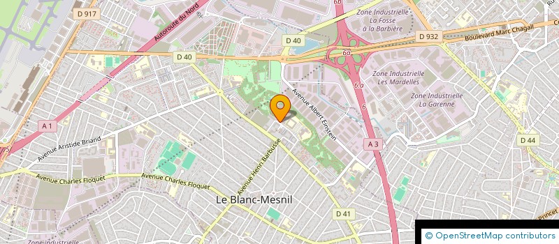 localisation de l'entreprise SCI LE CAM à LE BLANC-MESNIL