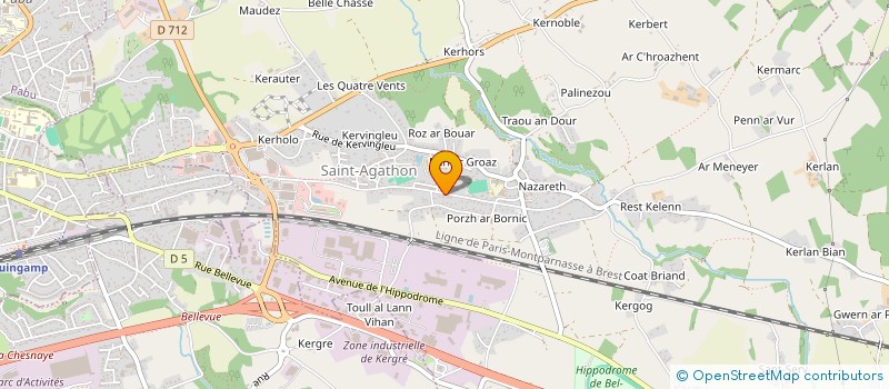 localisation de l'entreprise SCI LE CAM IMMO  SAINT-AGATHON