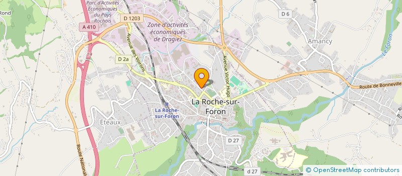 localisation de l'entreprise SCI LE CAMANDONA à LA ROCHE-SUR-FORON