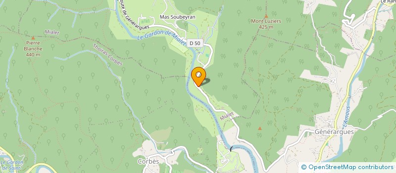 localisation de l'entreprise SCI LE CAMBONNET  MIALET