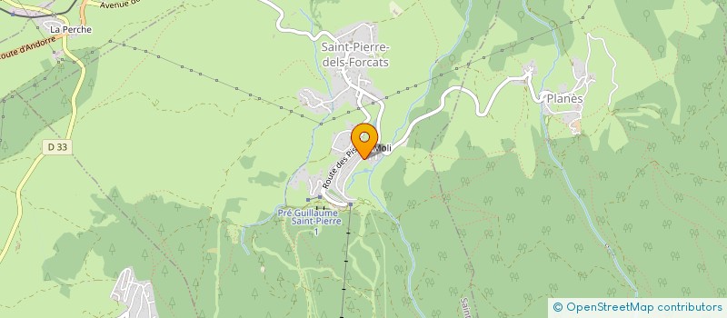 localisation de l'entreprise SCI LE CAMBRE  SAINT-PIERRE-DELS-FORCATS