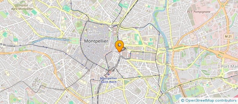 localisation de l'entreprise SCI LE CAMBRIDGE à MONTPELLIER