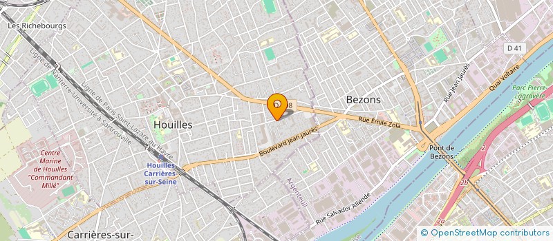 localisation de l'entreprise SCI LE CAMP  HOUILLES