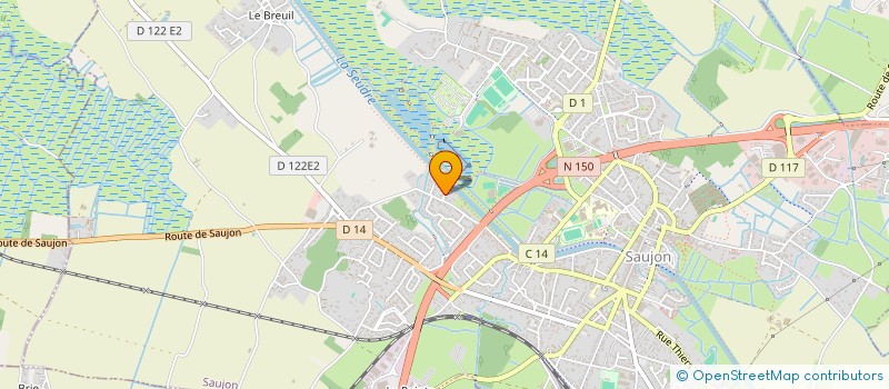 localisation de l'entreprise SCI LE CAMP  CORME-ECLUSE