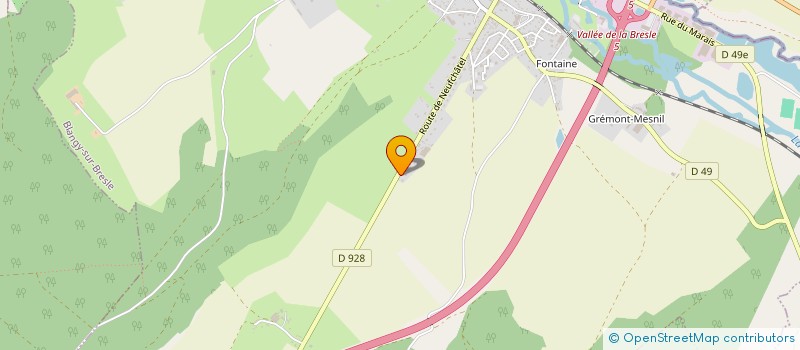 localisation de l'entreprise SCI LE CAMP DE L ORGE à BLANGY-SUR-BRESLE