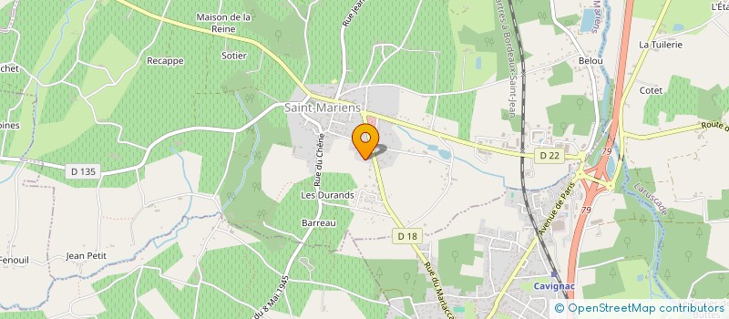 localisation de l'entreprise SCI LE CAMPLAT  SAINT-MARIENS