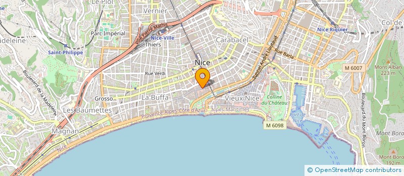 localisation de l'entreprise SCI LE CAMPUS à NICE