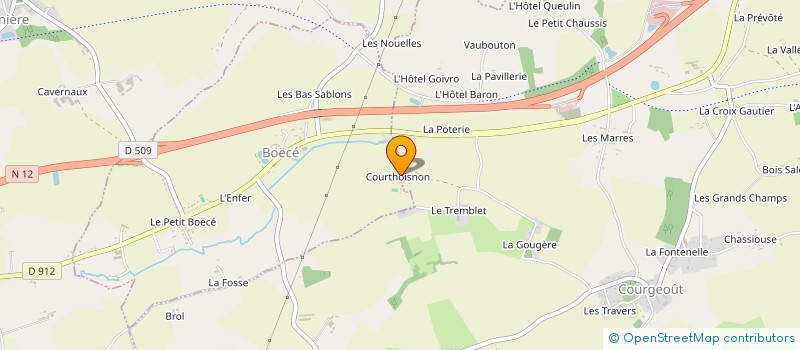 localisation de l'entreprise SCI LE CANADEL à BOECE