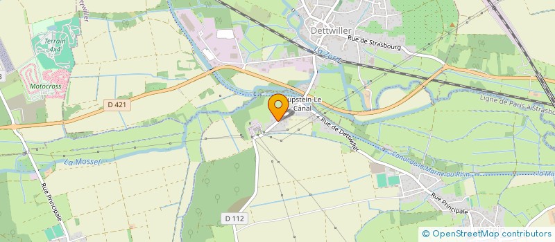 localisation de l'entreprise SCI LE CANAL  LUPSTEIN