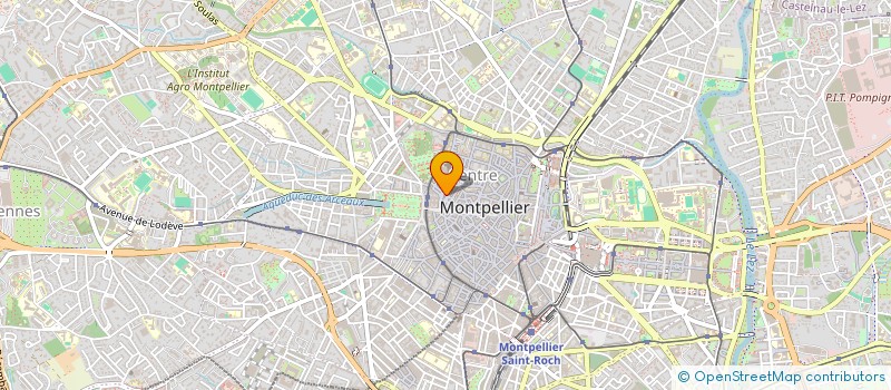 localisation de l'entreprise SCI LE CANAL à MONTPELLIER