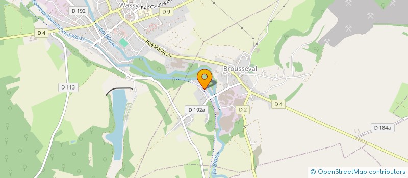 localisation de l'entreprise SCI LE CANAL à BROUSSEVAL