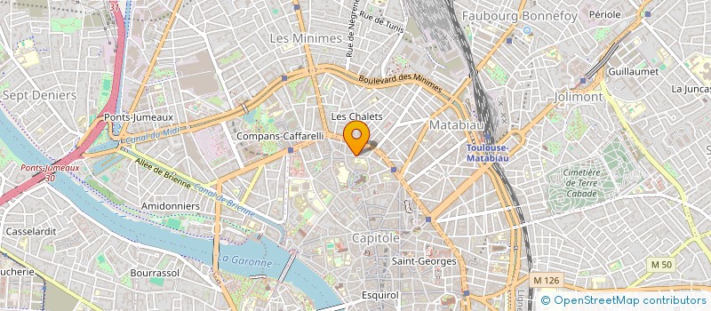 localisation de l'entreprise SCI LE CANERON  TOULOUSE