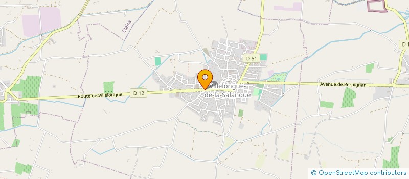 localisation de l'entreprise SCI LE CANIGOU  VILLELONGUE-DE-LA-SALANQUE