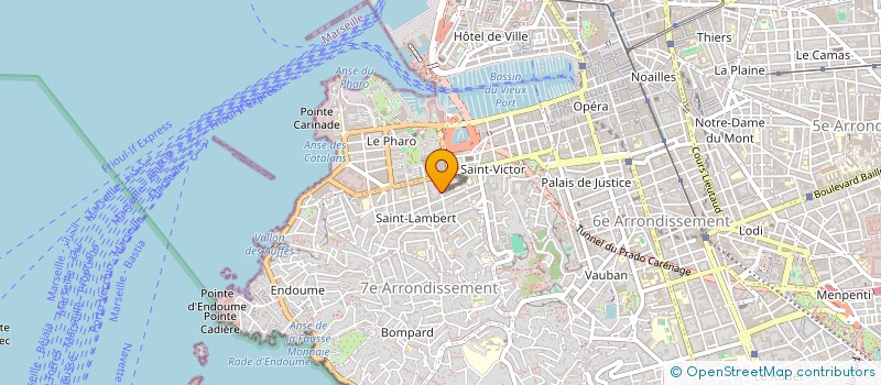 localisation de l'entreprise SCI LE CANNET à MARSEILLE