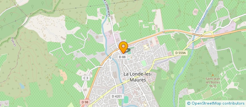 localisation de l'entreprise SCI LE CANON D OR  LA LONDE-LES-MAURES