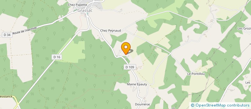 localisation de l'entreprise SCI LE CANTOU à GRASSAC