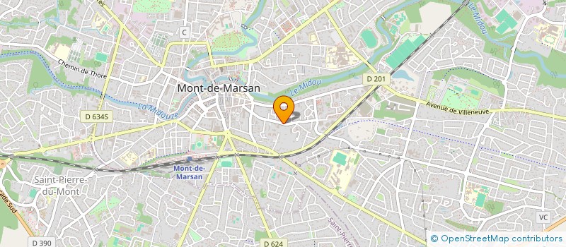 localisation de l'entreprise SCI LE CANTUN à MONT-DE-MARSAN